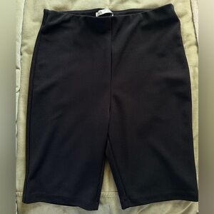 Zara Women's Black Bike Shorts
